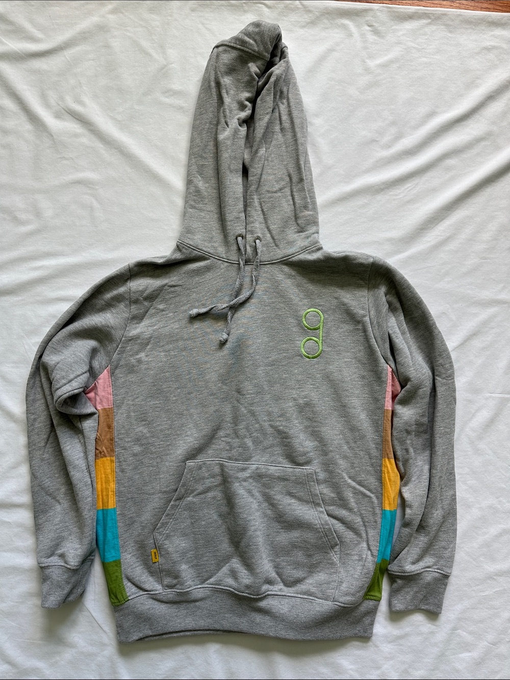 GOLF Gray Hoodie with Colorblock Side Panels